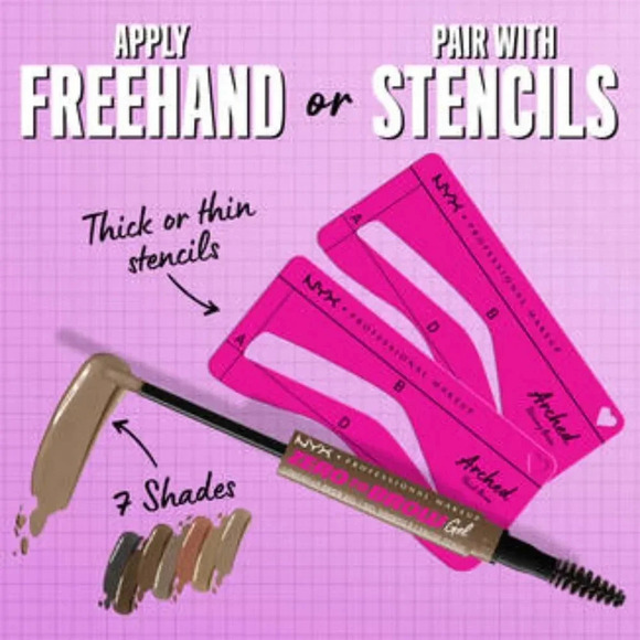 NYX ZERO TO BROW LONGWEAR BROW GEL Dual-ended vegan liquid brow gel Taupe - Picture 6 of 11